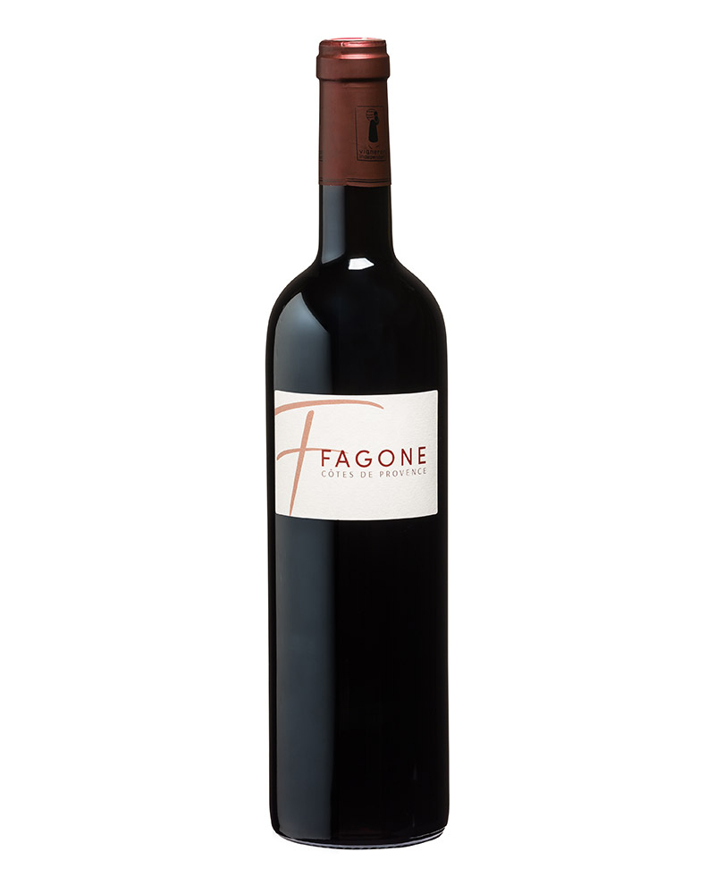 Domaine Fagone vin rouge sur fond blanc